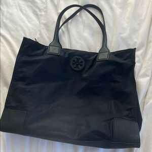 Tory Burch Navy Blue Tote Bag